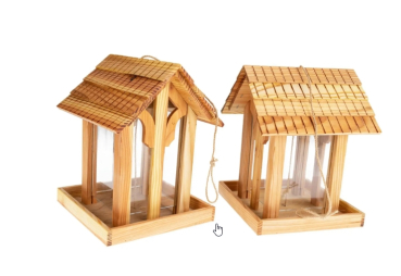 Vogelhaus , Vogel Futterhaus , Futterhaus " Lärche "